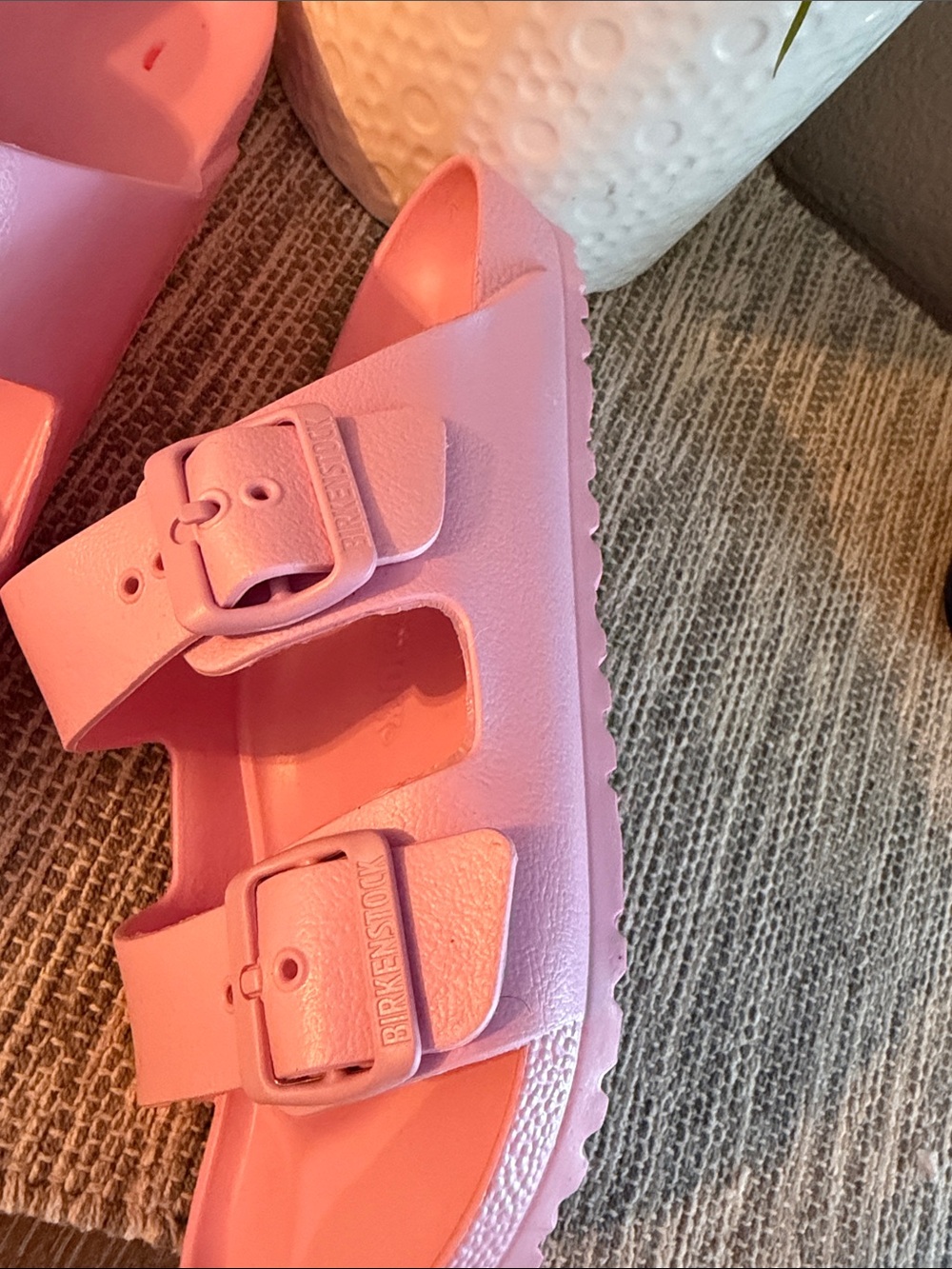 Birkenstock Arizona EVA Sandals - Light Pink - Picture 3 of 4